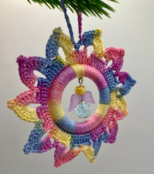 Regenbogen Stern mit Engel - Edition I